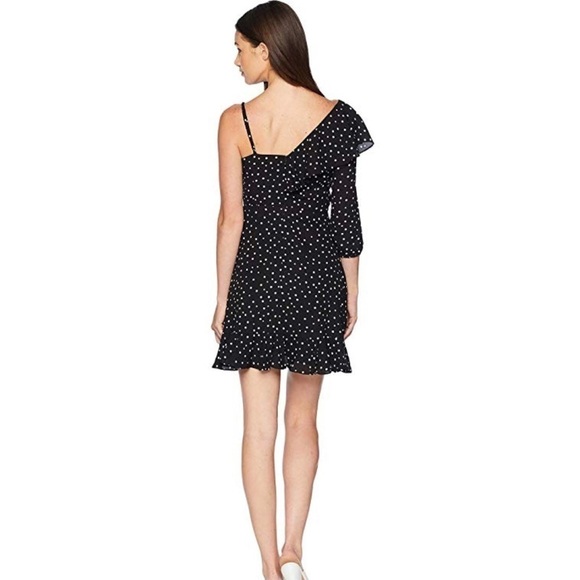 NWT Jack by BB Dakota one sleeve polka dot dress - Picture 2 of 8